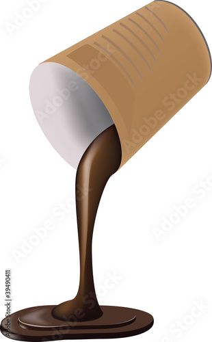 bicchiere di cioccolata