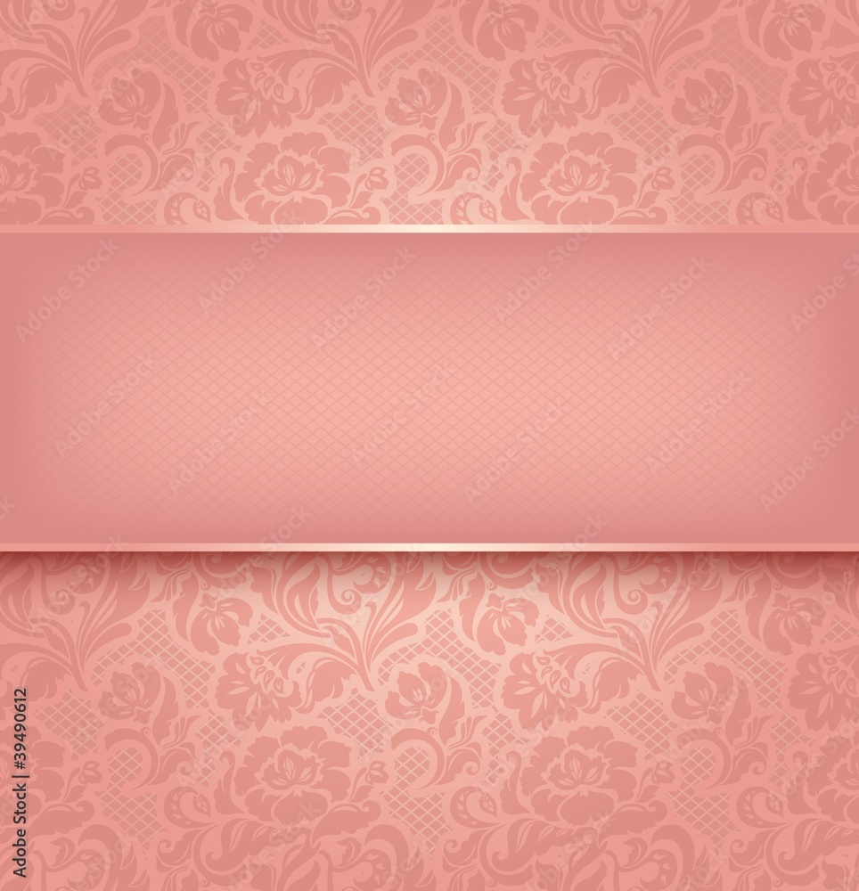 Lace background, pink ornamental fabric textural. Vector eps 10 Lace background, pink ornamental fabric textural. Vector eps 10