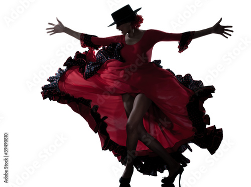 woman gipsy flamenco dancing dancer