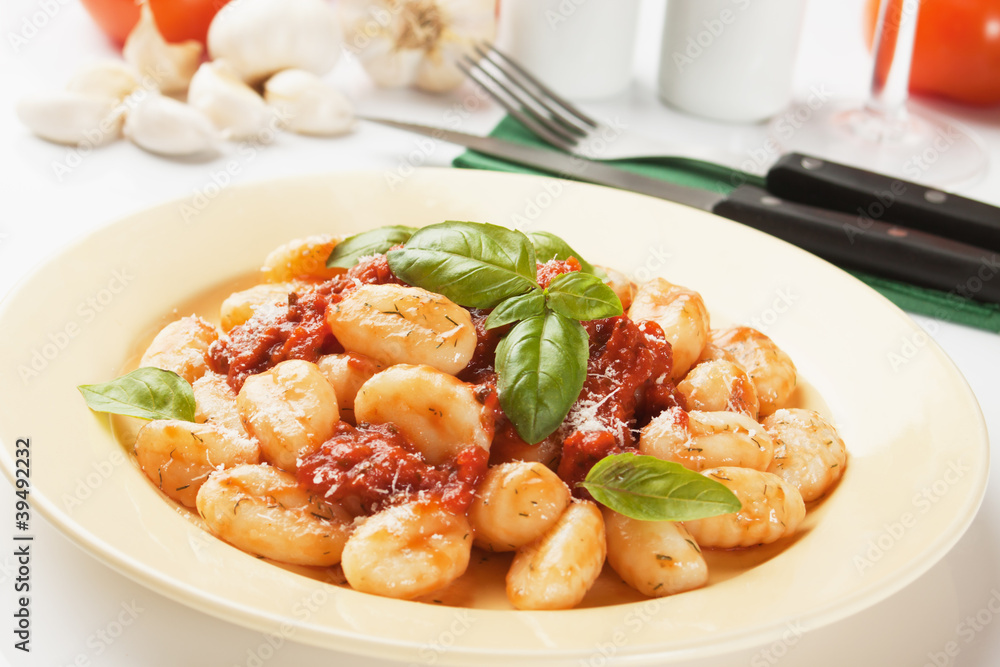 Gnocchi di patata, italian potato noodle Gnocchi di patata, italian potato noodle