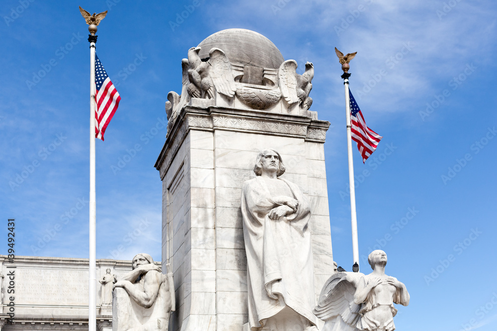 Obraz premium Columbus Fountain Union Station Washington dc