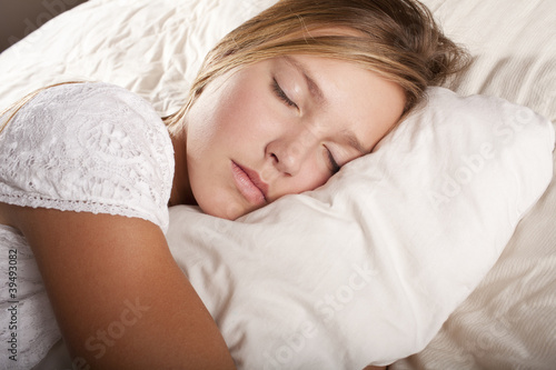 sleeping girl