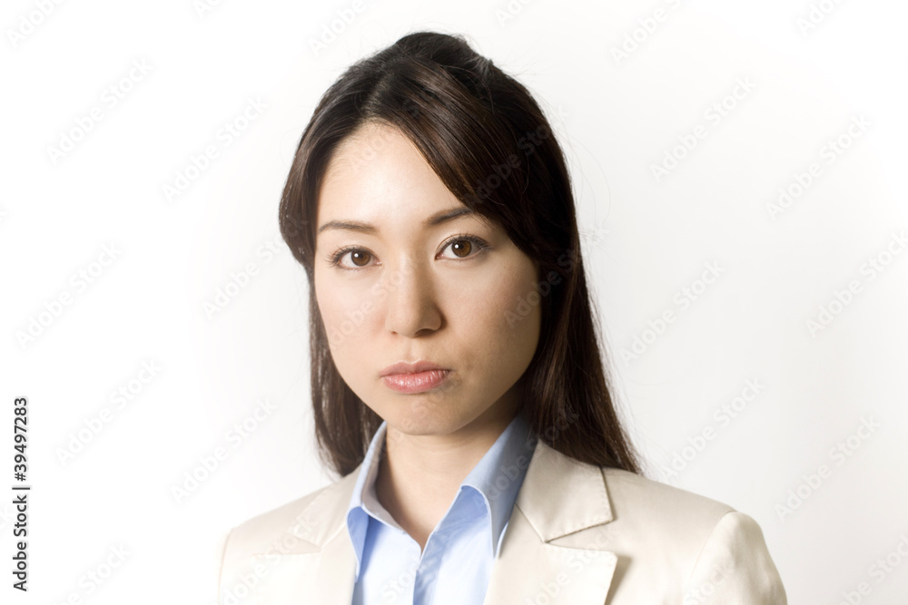 怒っているOL 怒っているOL