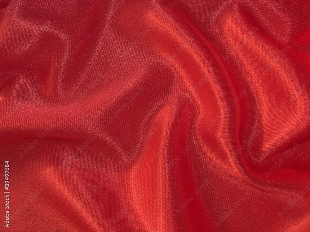 Fototapeta premium Scarlet silk (satin) background