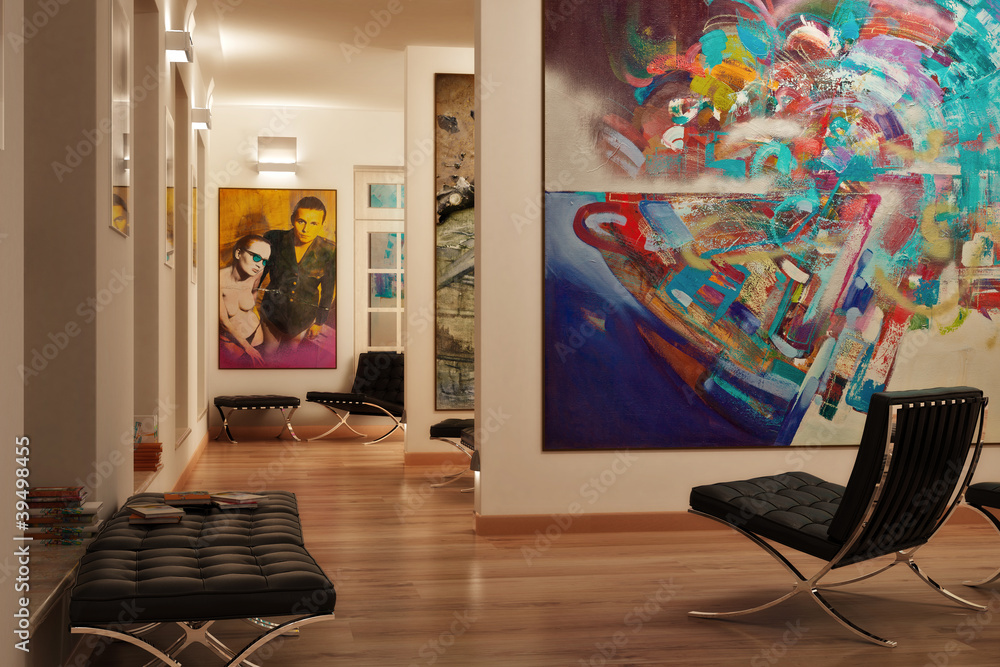 Obraz premium In der Bildergalerie III