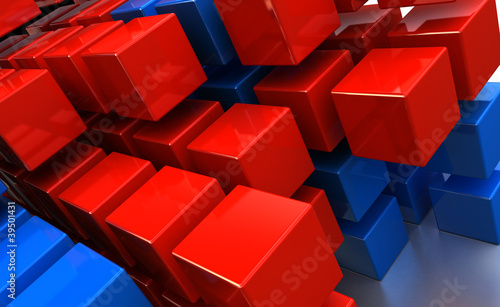 abstract cubes background