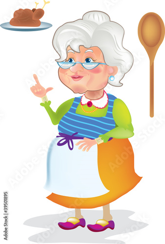 Grandma cooking