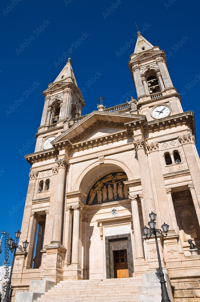 Saints Cosmas and Damian Basilica. Alberobello. Puglia. Italy.