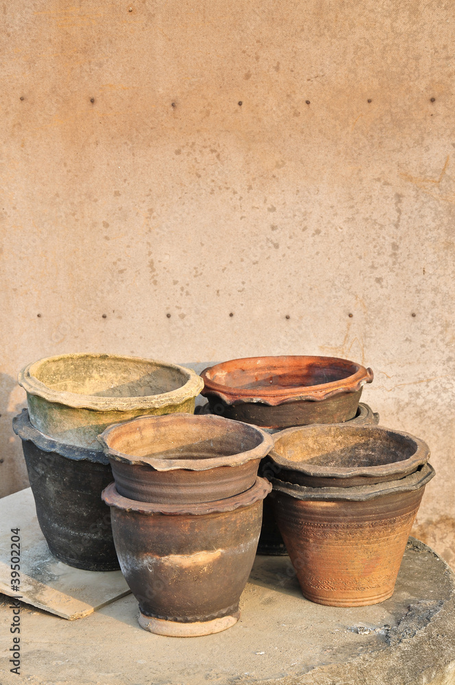 Old flowerpot Old flowerpot