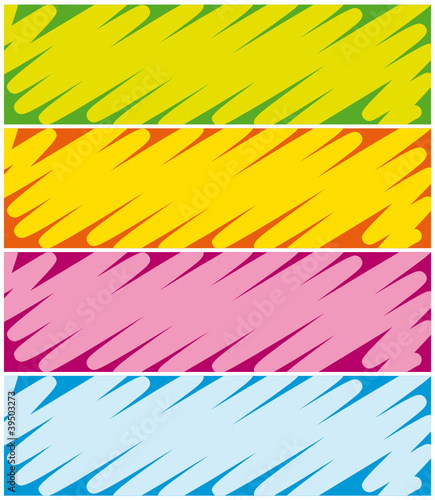 Highlighter commercial banners.