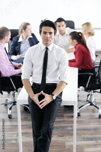 young business man at meeting © .shock