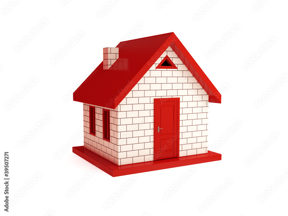 3d small house. 3d small house.