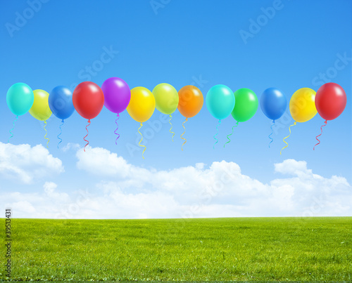 Bunte Luftballons