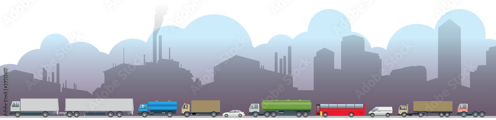 Pollution, Emissions, traffic and factories