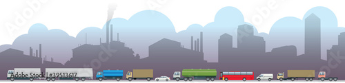 Pollution, Emissions, traffic and factories