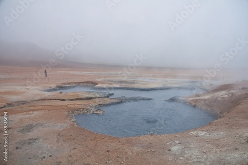 mud and steam volcano field, Iceland
