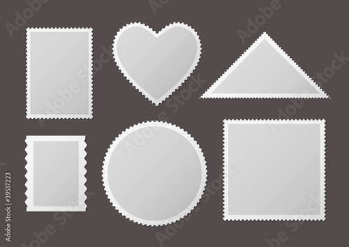 Différentes formes de timbres