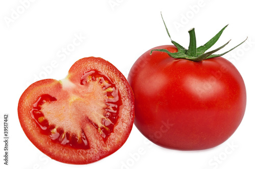Wallpaper Mural Tomato isolated on white background Torontodigital.ca