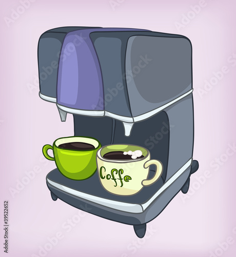 Cartoons Home Appliences Coffee Maker