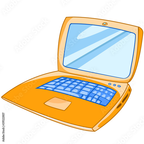 Cartoon Appliences Laptop