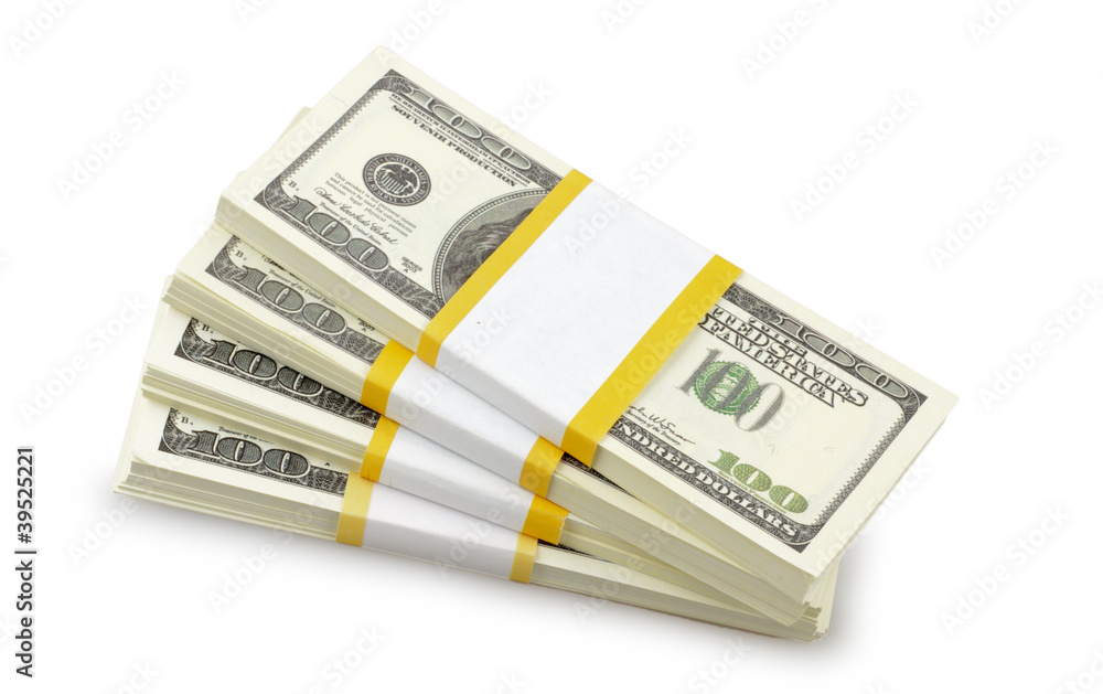 USA dollars isolated USA dollars isolated