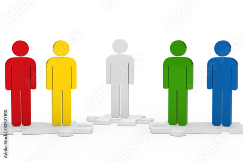 men figure team