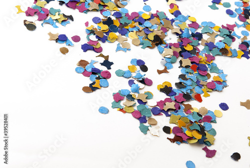 abstract color confetti