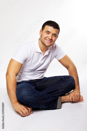 Image of sitting man