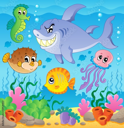 Image with undersea theme 3