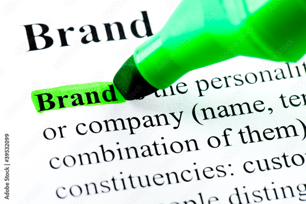 Brand word definition highlighted Brand word definition highlighted
