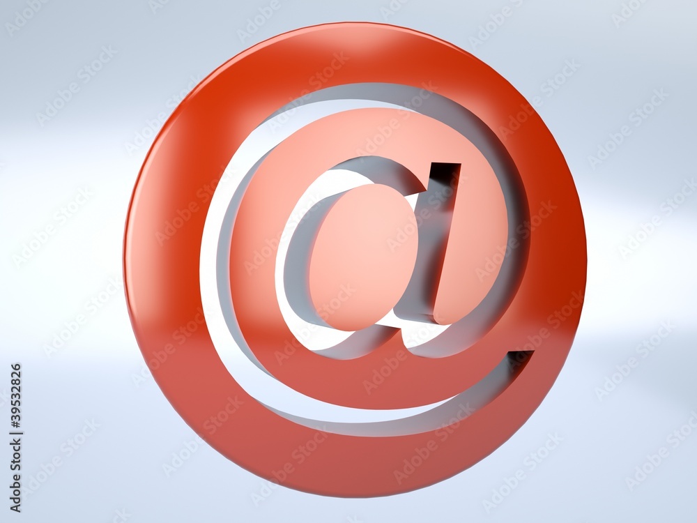 Red Mail Icon Red Mail Icon