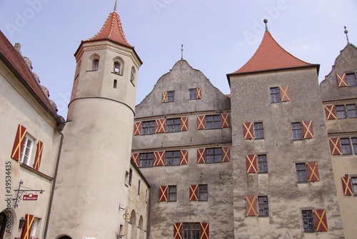 Fotografía Harburg castle in Bavaria in Germany