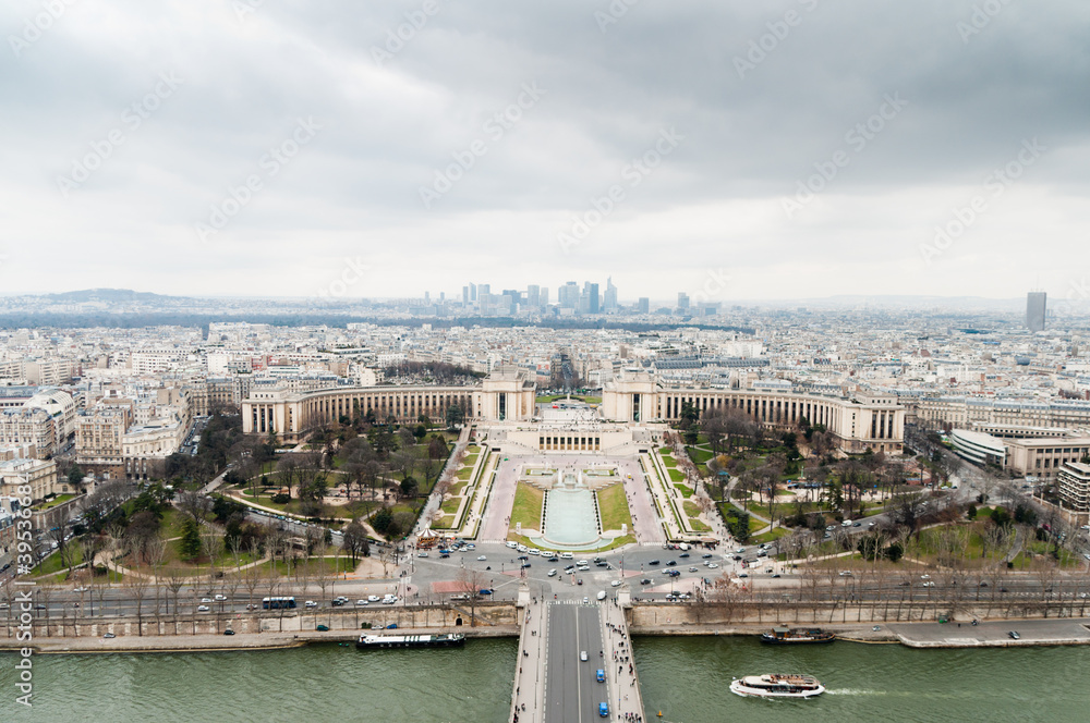 View of Paris from the Eiffel Tower View of Paris from the Eiffel Tower