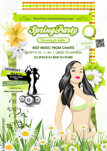 Spring Party Flyer
