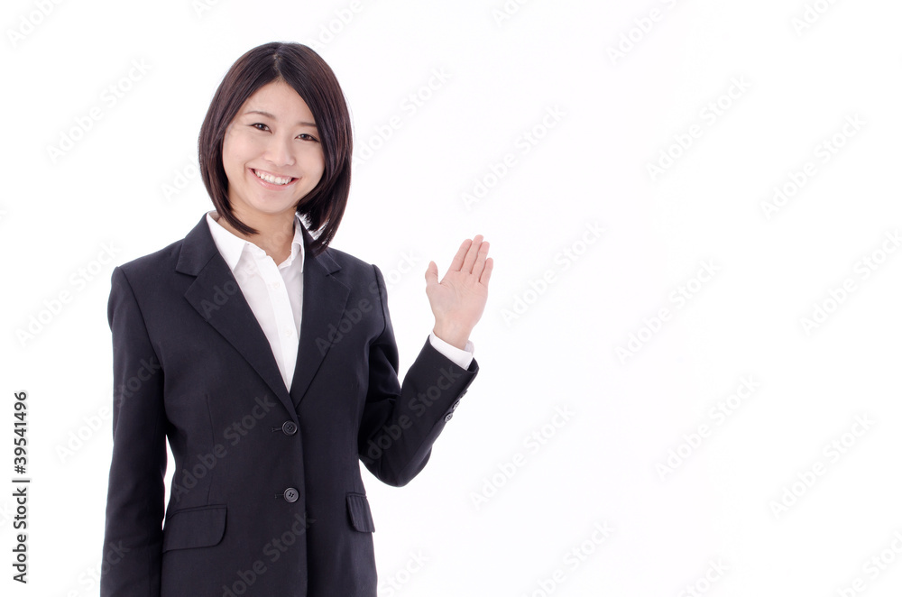 a portrait of asian businesswoman showing a portrait of asian businesswoman showing