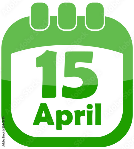 icon of Easter as a calendar vector illustration