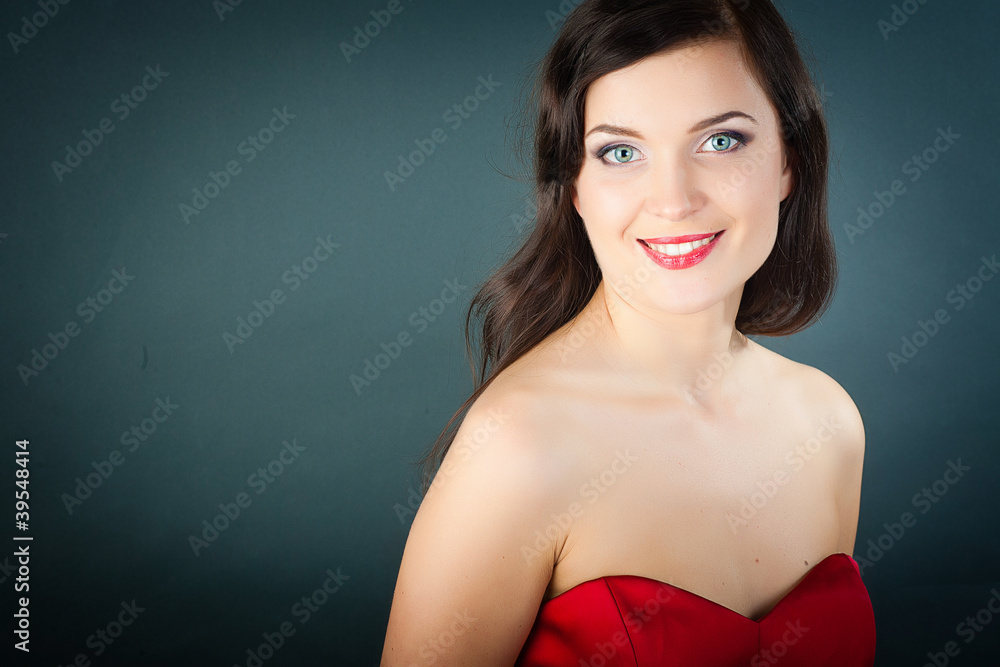 Fototapeta premium Beautiful woman. Retro Style