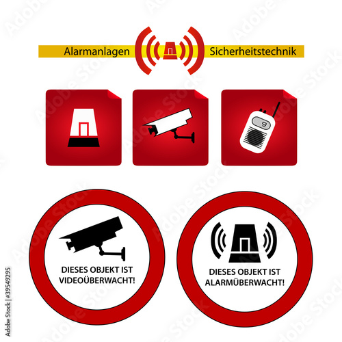 alarmanlagen und sicherheit firmen logos