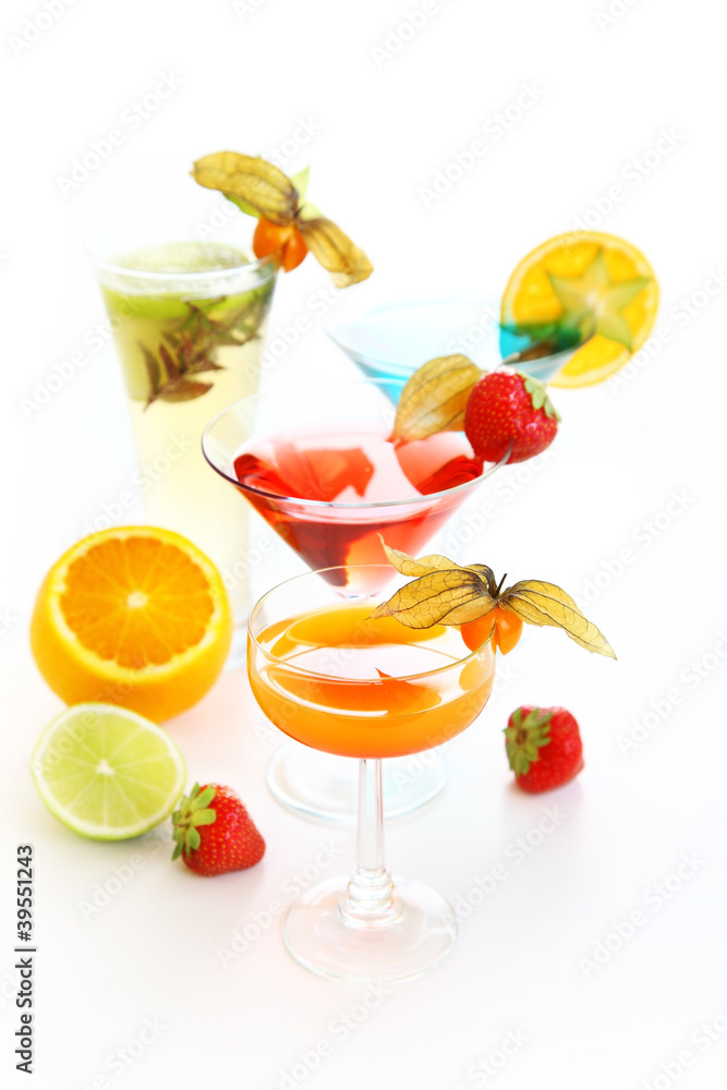 Party cocktails and longdrinks Party cocktails and longdrinks