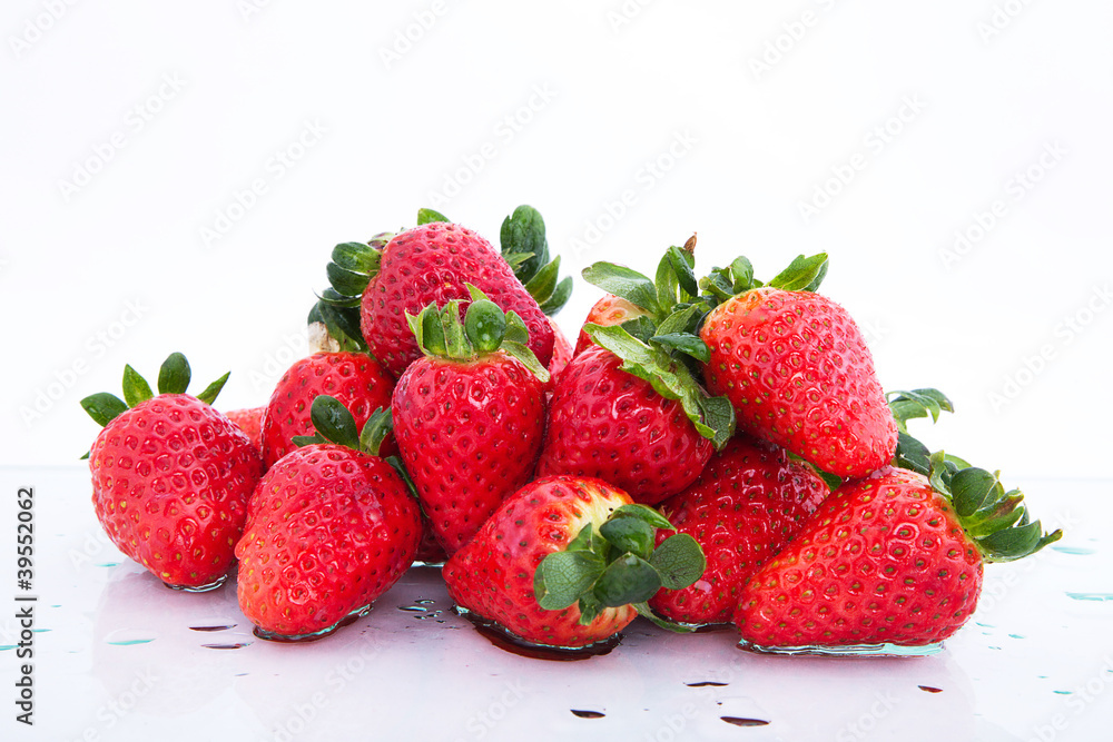 Erdbeeren Nahaufnahme Erdbeeren Nahaufnahme