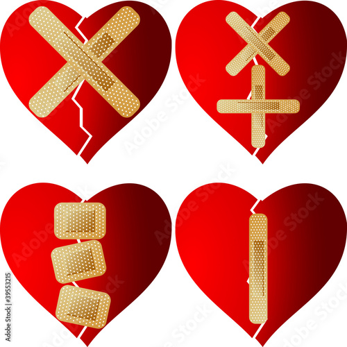 patched heart