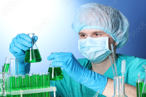 scientist working in chemistry laboratory.