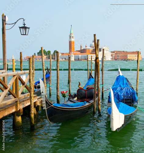 Gondolas in Venice . © Farmer