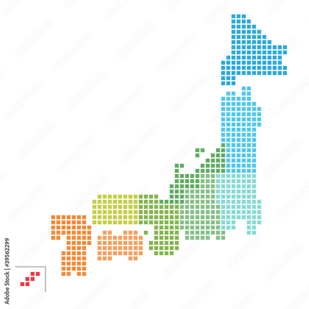 Fototapeta premium JAPAN Square