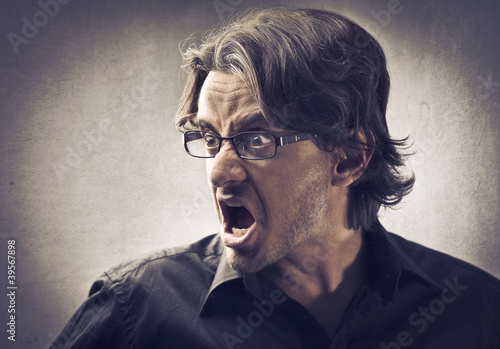 Fotografie Furious man