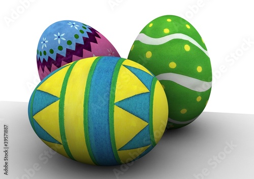 easter eggs photo