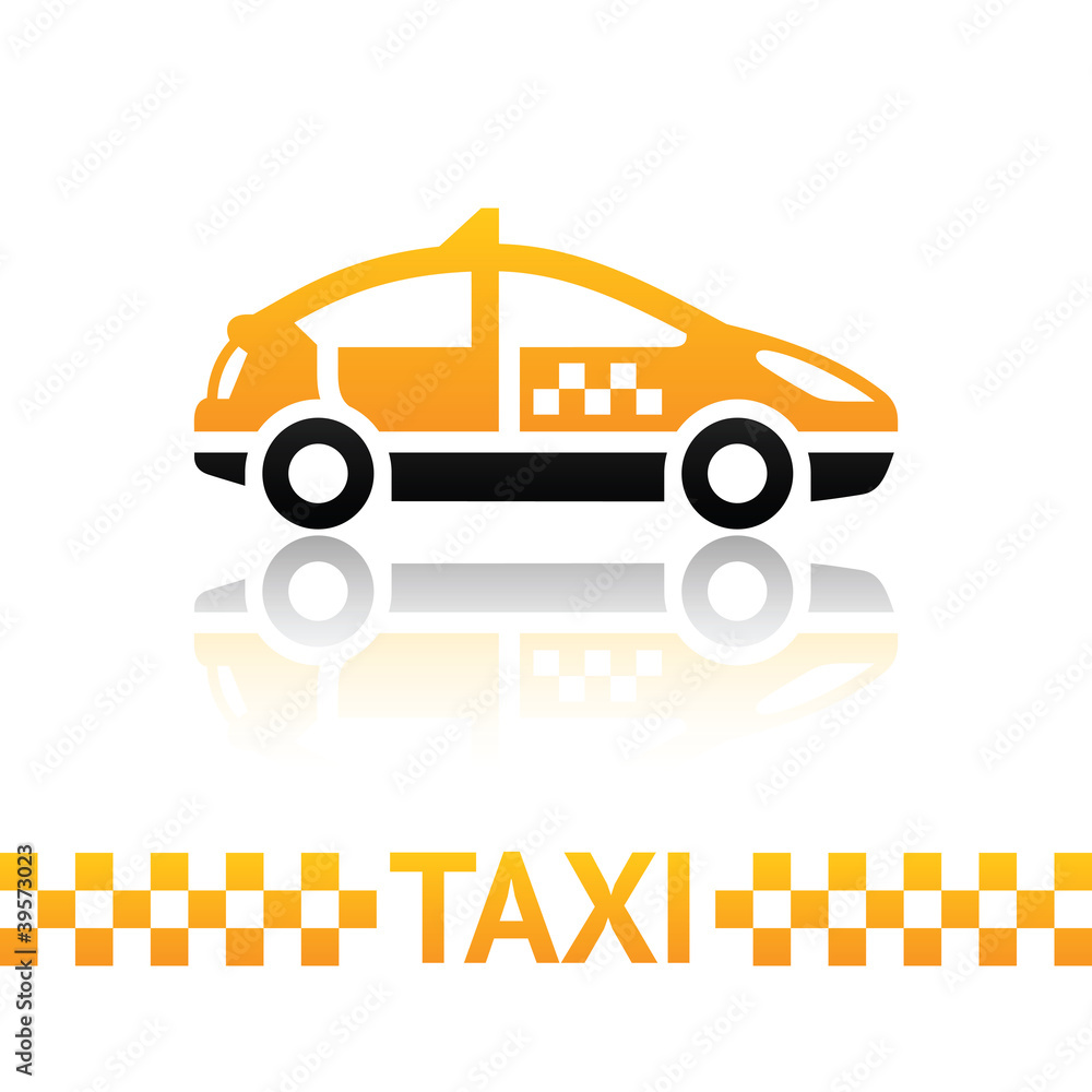 Taxi cab symbol