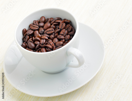 coffee bean in cup