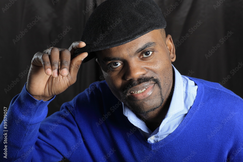 Young afro american man Young afro american man