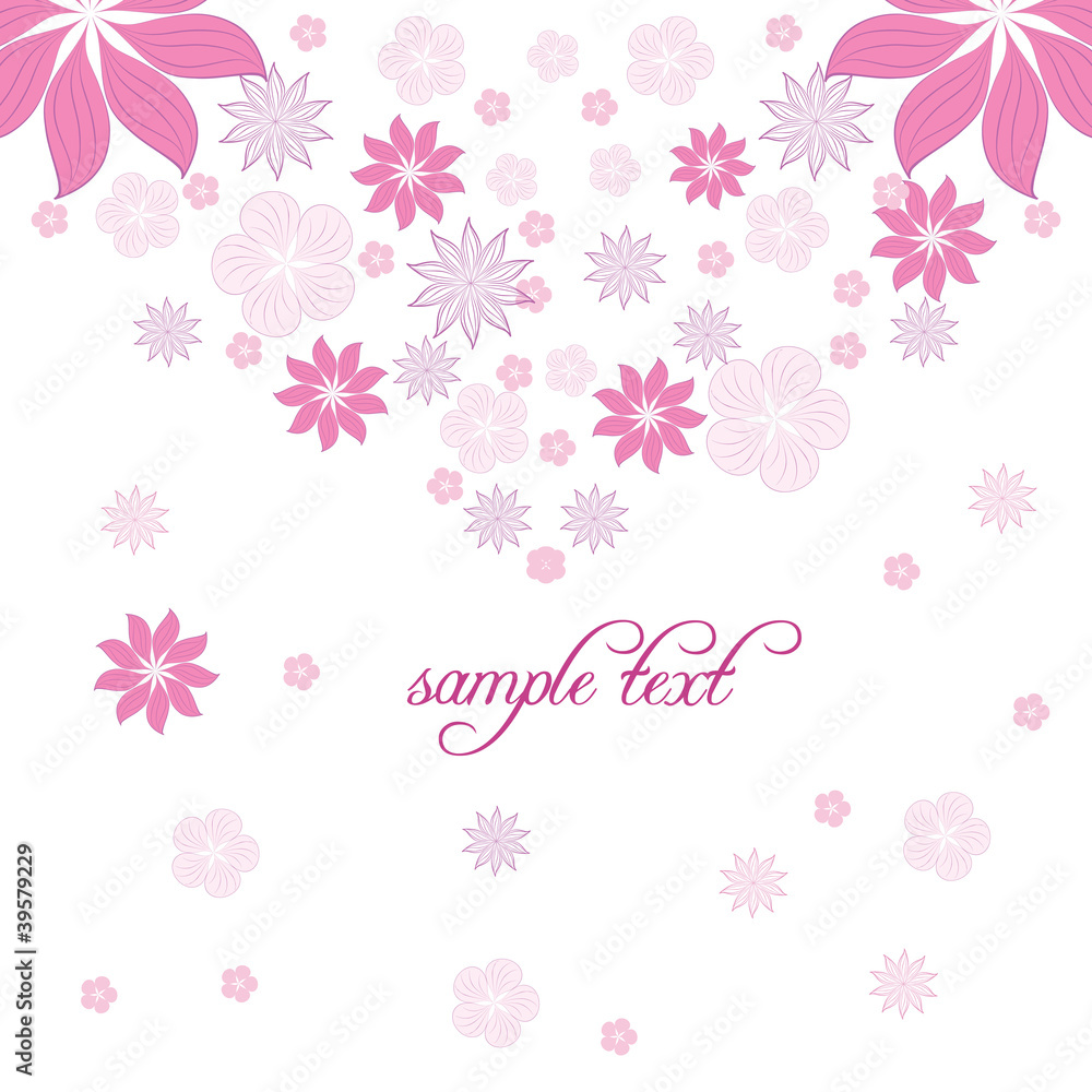 vector floral background